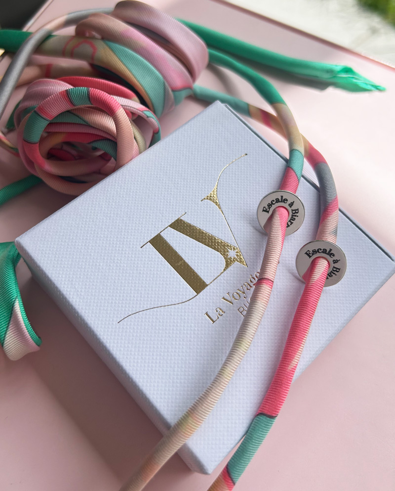 Bracelets Mère-fille Ajustables - Lot De 2 (noir Et Rose), Pendentif Ange, Cadeau Rentrée, Symbole Complicité